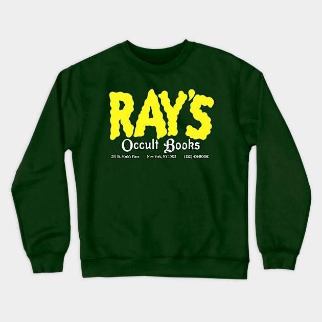 Ray's Occult Books Crewneck Sweatshirt by Potatoman